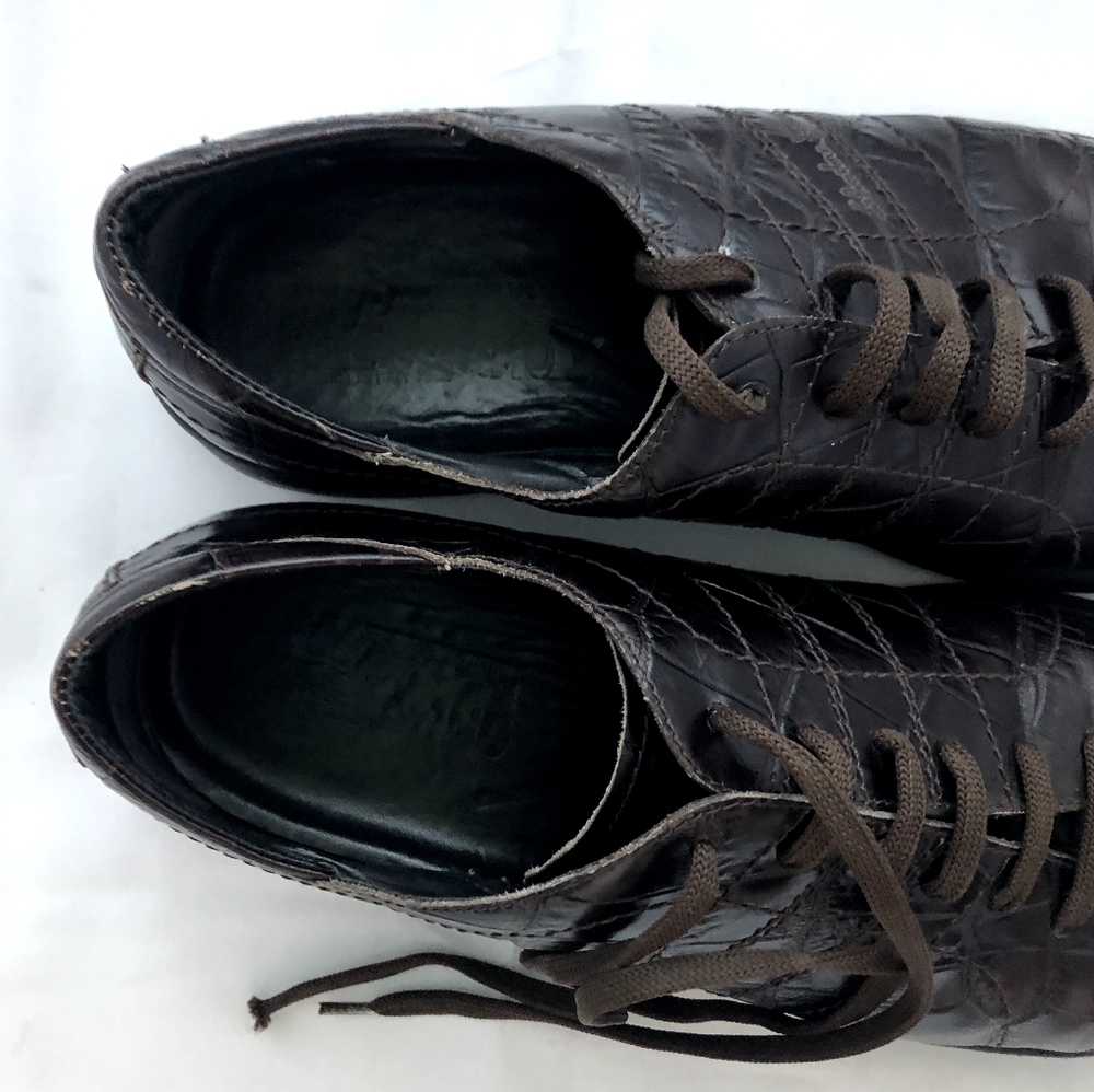 Ferragamo crocodile sneaker size 10.5 - Picture 4 of 4
